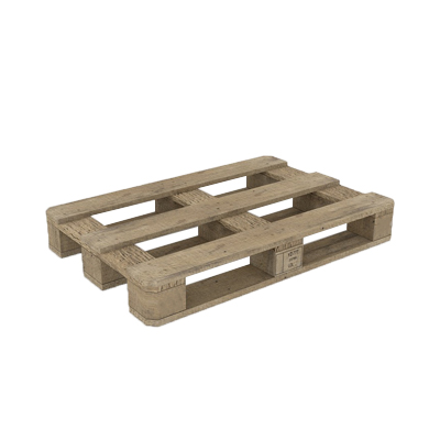 Palette consignée pour soubassement béton