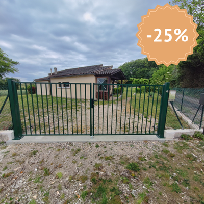 Portail 2 vantaux battant Illiclôt