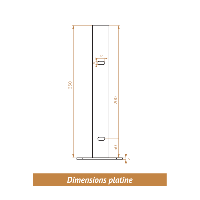 Dimensions platine