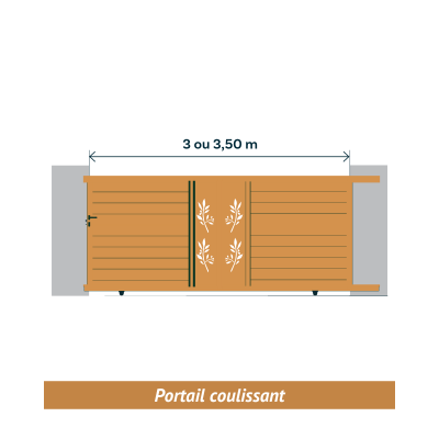 Dimensions portail coulissant